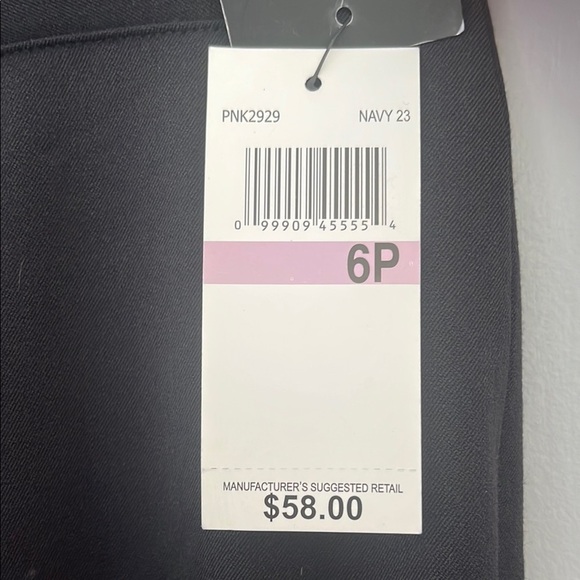 Navy Tailored Pants - Picture 7 of 10